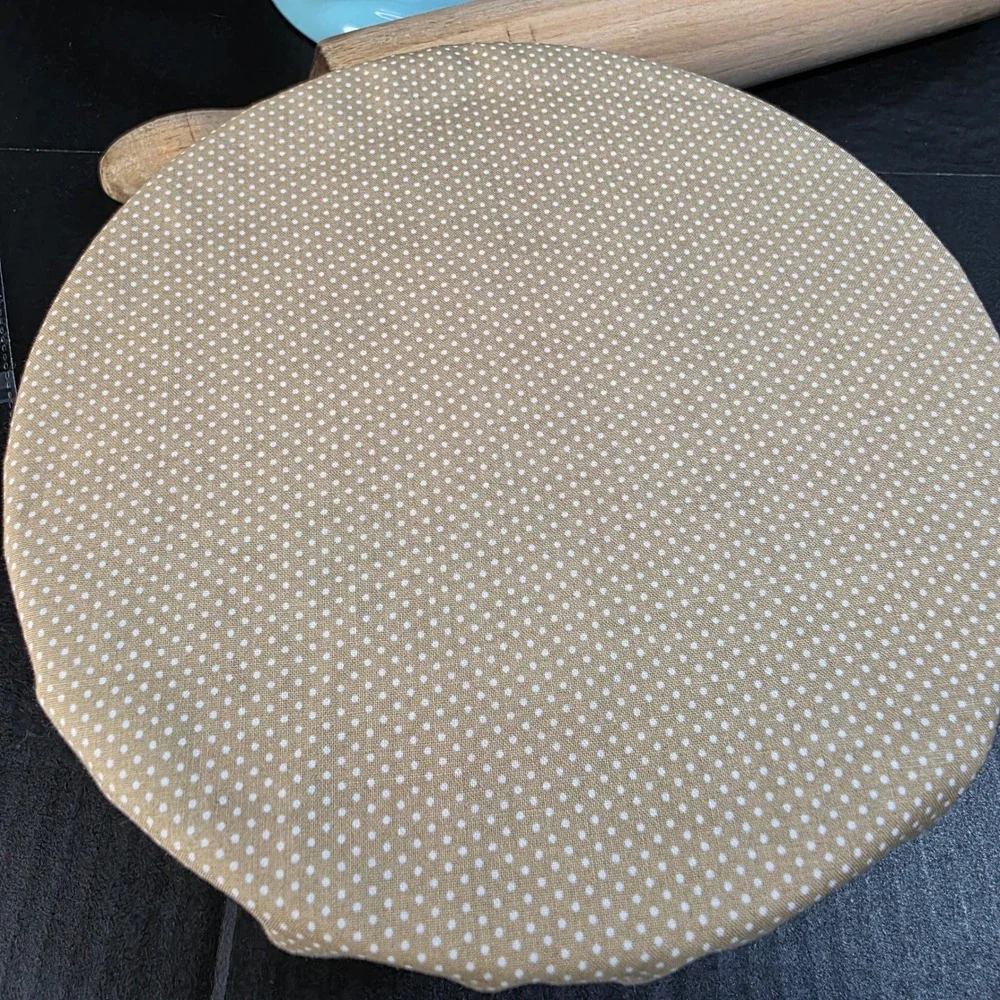 Farmhouse Rooster / Beige‎ Polka Dot KitchenAid Mixer Mixing Bowl Cover Baking